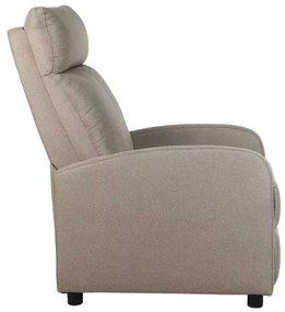 LuxuryForm DESIGN Televízne kreslo RUFO s polohovaním - béžové