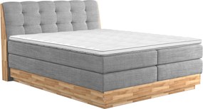 XXXLutz BOXSPRINGOVÁ POSTEĽ, 200/200 cm, svetlosivá - Online Only spálne - 000840005618