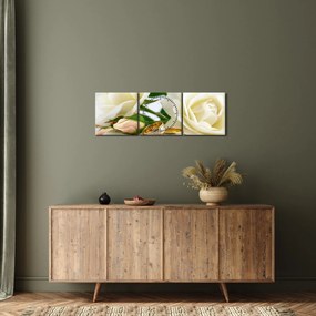 Obraz - Svadobný deň (s hodinami) (90x30 cm)