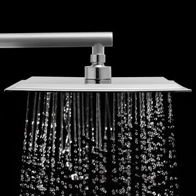 Sprchová dažďová hlavica YOKA SLIM - hranatá - 25 cm - chrómová