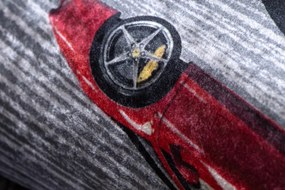 Dywany Łuszczów, Detský kusový koberec Bambino 2092 Streets cars anthracite, 80x150, viacfarebná, detská izba