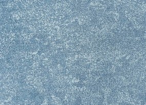 Balta koberce Metrážny koberec Spry 74 modrý - Kruh s obšitím cm
