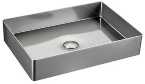 Antikoro umývadlo v striebornej farbe 50x35 cm Aurum – Sapho