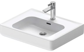 DURAVIT Soleil by Starck závesné umývadlo s otvorom, s prepadom, 600 x 480 mm, biela, 2376600000