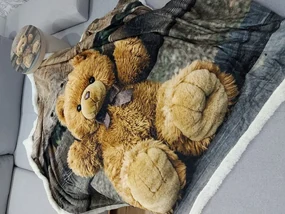 Kvalitná detská deka s motívom medvedíka 130x160