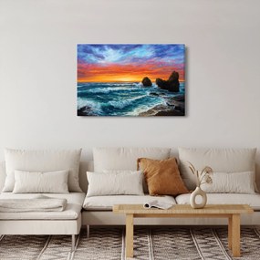 Obraz - Západ slnka (90x60 cm)