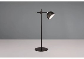 Stmievateľná čierna LED stolová lampa s klipom (výška 41 cm) Maxima – Trio