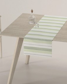 Štóla na stôl farba produktu zelená látka zapletaná, vzorované