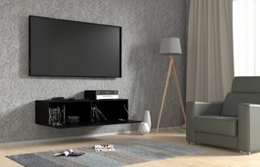 TV stolík/skrinka Banksy 120 (čierna). Akcia -18%. Vlastná spoľahlivá doprava až k Vám domov. 1124899