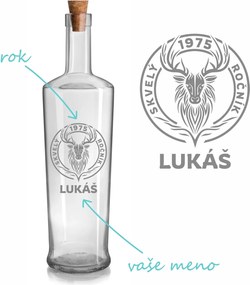 Pieskovaná fľaša Olea Piede Divoký ročník 0,7 l