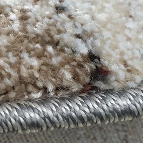 Spoltex, Kusový koberec Universe 841-86 grey/beige kruh, 200x200 (priemer) kruh, šedá, obývacia izba