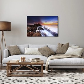 Obraz hory v hmle (90x60 cm)