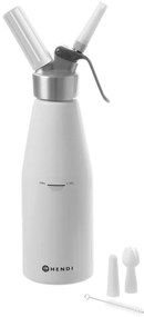 Biela hliníková šľahačková fľaša Hendi Kitchen Line, 500 ml