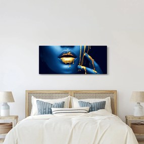 Obraz ľudskej tváre (120x50 cm)