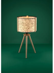 Eglo 390325 - Stolná lampa HONTONGAS 1xE27/25W/230V béžová