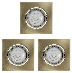 Eglo 93248 - SADA 3x LED podhľadové svietidlo IGOA 3xGU10/5W/230V