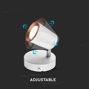 LED Nástenné bodové svietidlo LED/5W/230V 4000K biela