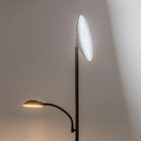 Rabalux 74084 - LED stmievateľná stojacia lampa HALINA 23W/230V 3000/4200/6500 čierna