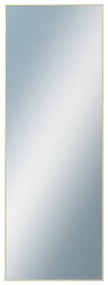 DANTIK - Zrkadlo v rámu, rozmer s rámom 50x140 cm z lišty Hliník zlatá lesklá (7001001)