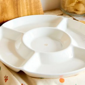 Servírovací tanier AURO biely ALL 991039