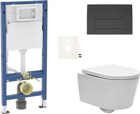Závesný WC set SAT Brevis do ľahkých stien / predstenová SIKOGESBRED50BL2