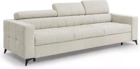 Sofa Nardo s funkciou spania - svetlý béžový šenil Vibe 06