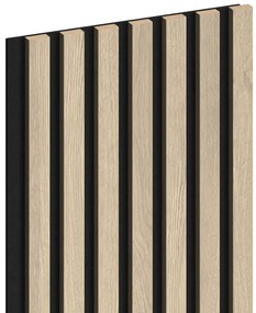 Mexen Lam-F, akustické stenové lamely 275 × 31,5 cm, filc 6 mm, dub perlový, S105-275317-2812-058