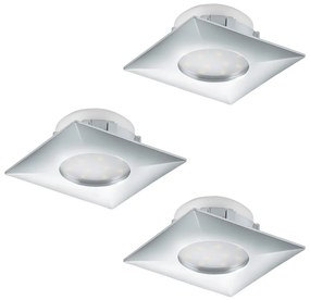 Eglo 95802 - SADA 3x LED podhľadové svietidlo PINEDA 1xLED/6W/230V