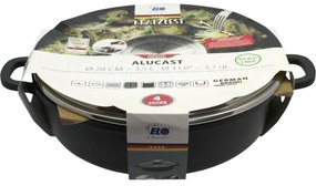 Elo 19628 Pekáč so sklenenou pokrievkou a aróma úchytom Alucast 28 cm, 28 cm