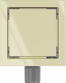 Mexen Flat nerezová podlahová vpusť 12x12 cm, zlatá, 1510012