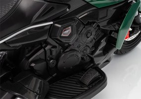 LEAN CARS Bentley Ducati Diavel V4 XMX656 batéria motocykel zelená