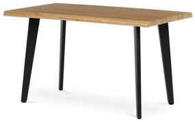 Autronic BONTEC Jedálenský stôl 130x80cm, mdf, sivý dub, HT-F4413 GREY Farba: Prírodné