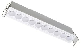 Minimalistické podhľadové svietidlo do sadrokartonu Tetris 28 20W CCT biele