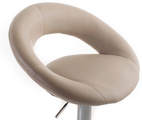 G21 Barová stolička Orbita koženková coffee