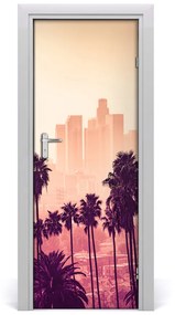 Fototapeta samolepiace dvere Los Angeles mesto 85x205 cm