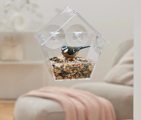 Okenné kŕmidlo pre vtáčiky