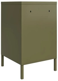 Kaki kovový nočný stolík Bradford – Støraa