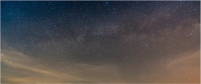 Obraz nočnej oblohy (120x50 cm)