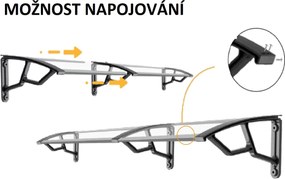 ARTPLAST Vstupná strieška 50 × 120 cm, dymová
