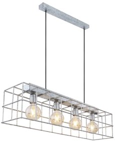 Globo 15530Z-4H - Luster na lanku MERRIL 4xE27/60W/230V