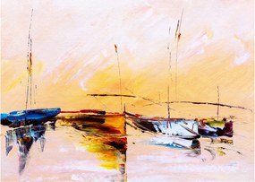 Obraz - Maľba loďou (70x50 cm)