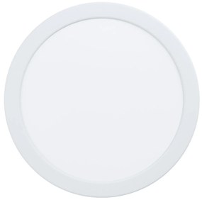 EGLO Zápustné LED stmievateľné osvetlenie FUEVA 5, 16,5W, teplá biela, 216mm, okrúhle, biele