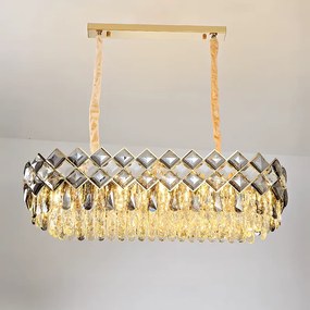 Toolight Toolight, stropné svietidlo 8xE14 APP1539-12CP80, zlatá lesklá, OSW-05170