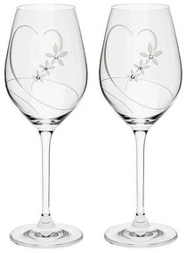 Celebration Crystals flower heart 360 ml 2 ks