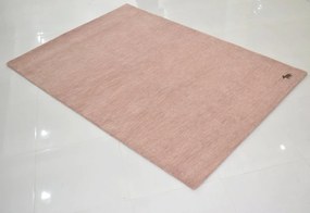 Asra, Ručne všívaný kusový koberec Asra wool pink, 40x60, ružová, obývacia izba