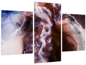 Obraz - Fialový mramor N⁰3 (90x60 cm)