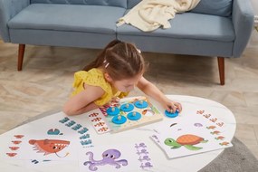 Viga Drevená porovnávacia hra - more