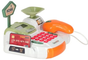 KIK Pokladňa pre deti, supermarket, obchod, skener, kalkulačka, košík s príslušenstvom 36 ks.