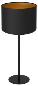 Stolná lampa ARDEN 1xE27/60W/230V pr. 25 cm čierna/zlatá