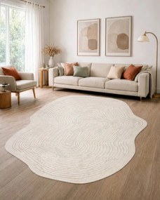 Koberec DUNE SHAPE 8058 krémový